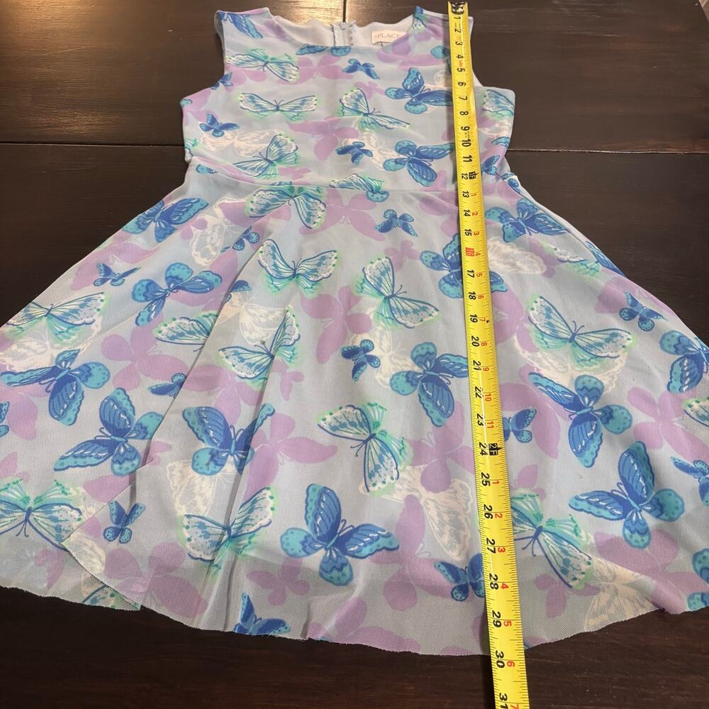 The Children's Place Girls Size 12 Pastel Butterfly Twirl Party Dress - Picture 4 of 6